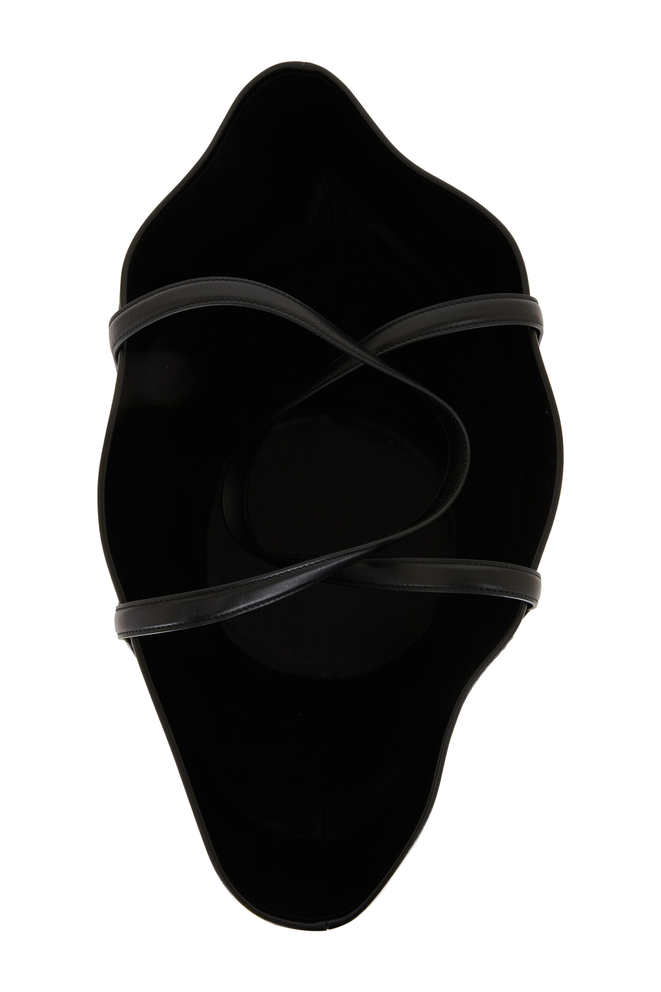 Khaite - Osa Black Raffia & Leather Medium Tote | Mitchell Stores