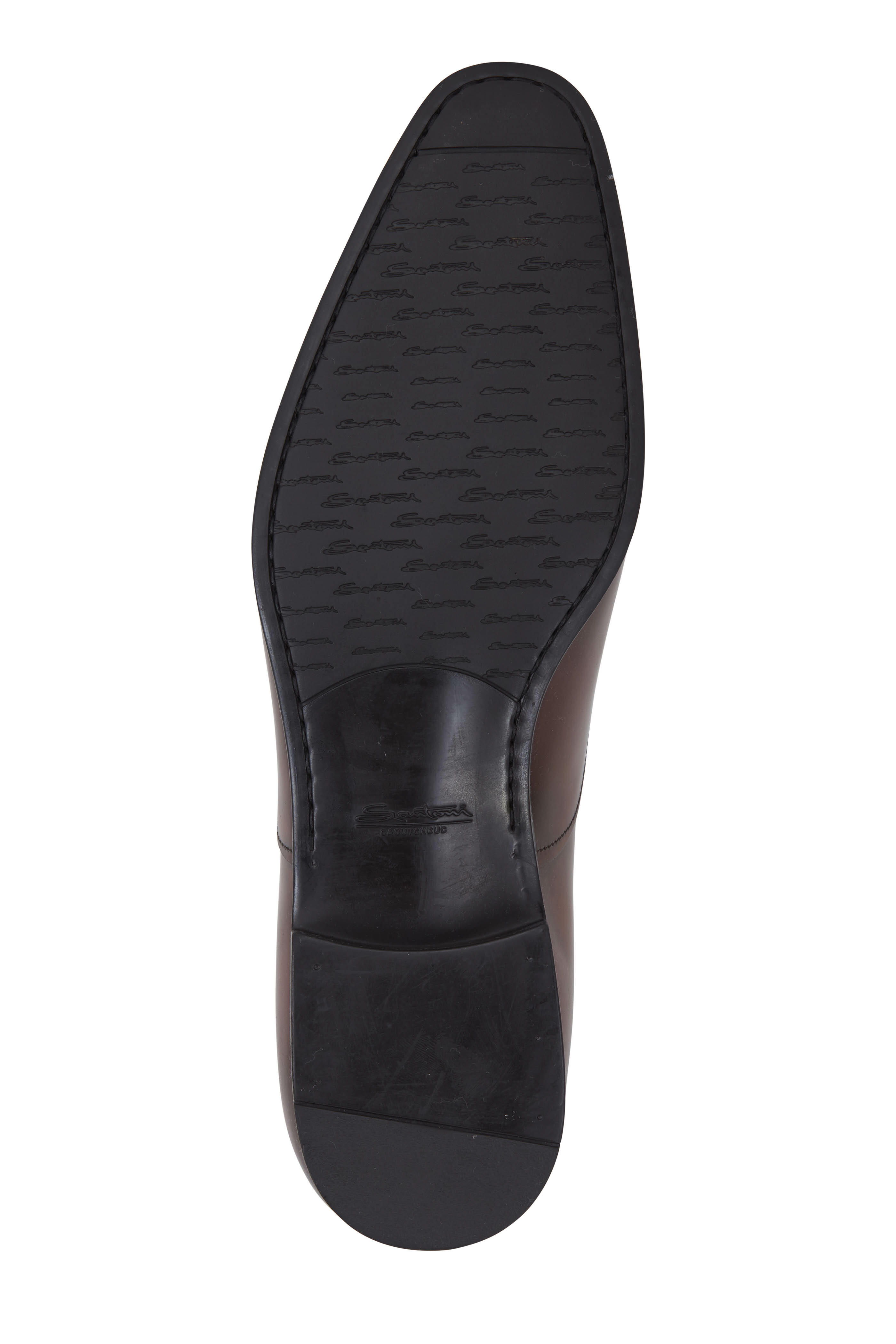 Santoni - Induct Simon Brown Leather Derby Shoe | Mitchell Stores
