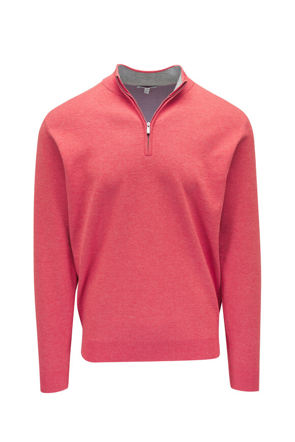 Peter Millar - Kitts Twisted Nordic Blue Quarter Zip Pullover