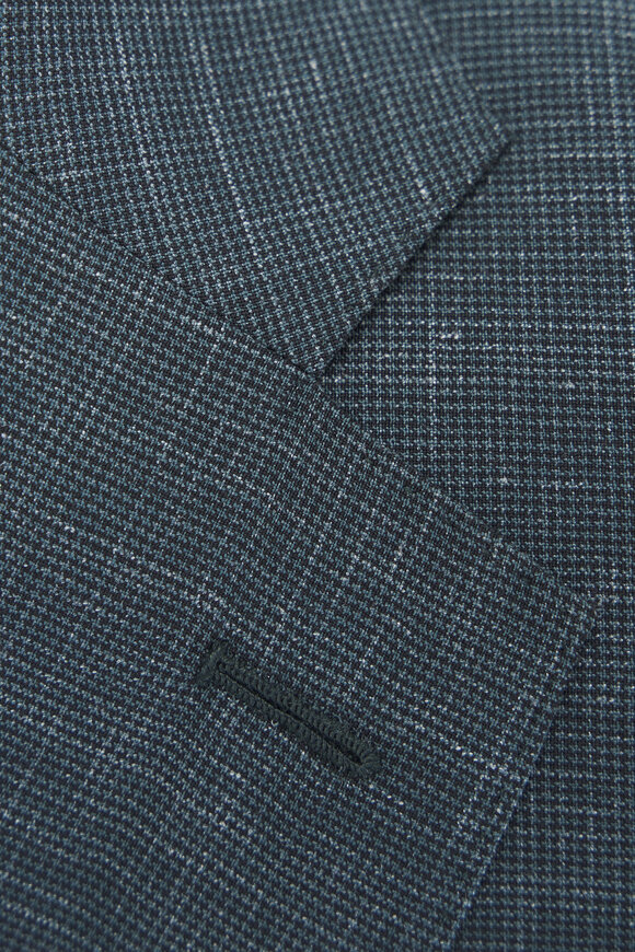 Atelier Munro - Bottle Green Houndstooth Sportcoat 