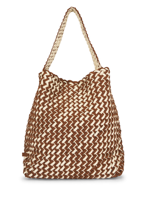 Naghedi Medium Nomad Carmel Double Weave Hobo - view 4