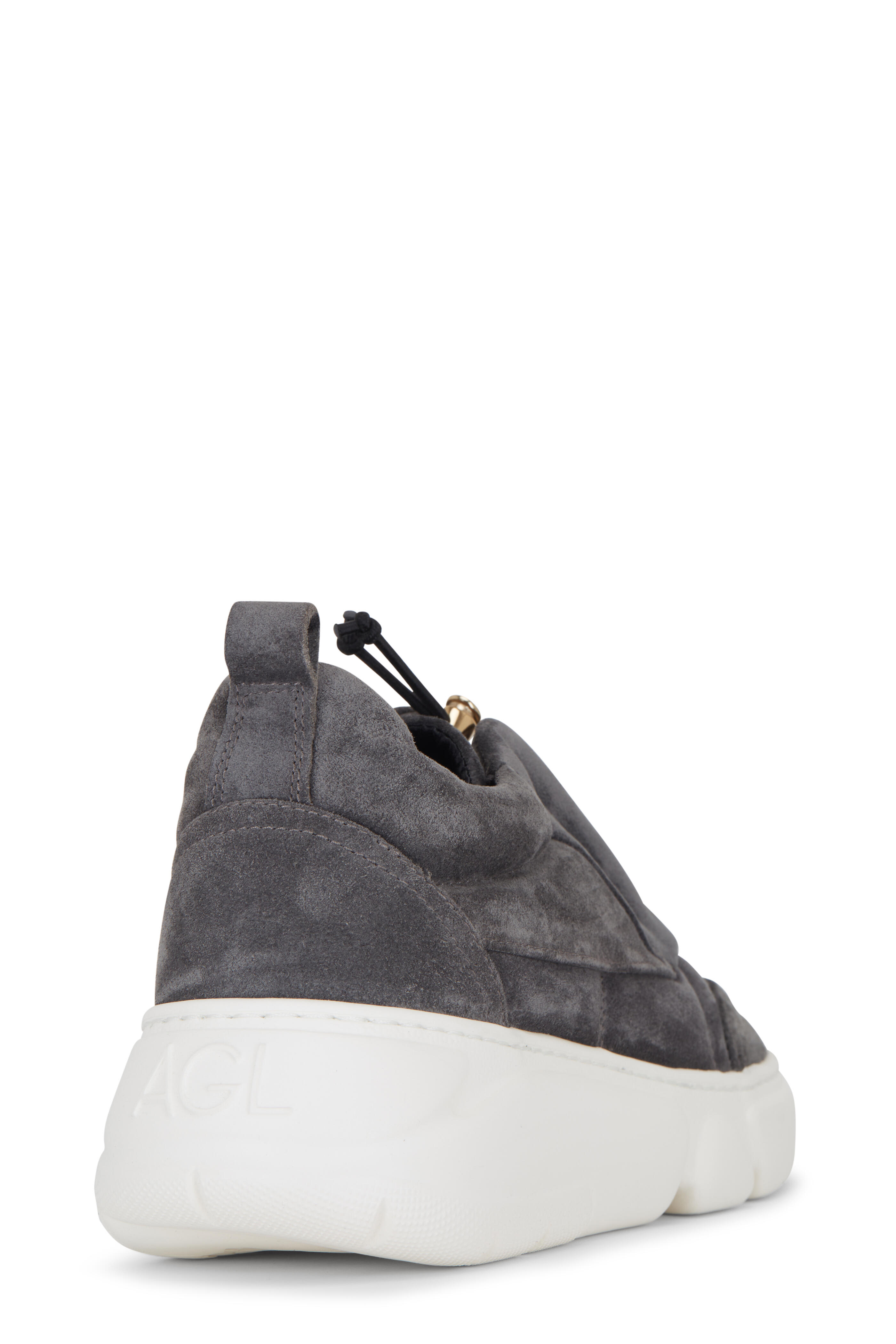 AGL Venus Carbon Gray Suede Sneaker Mitchell Stores