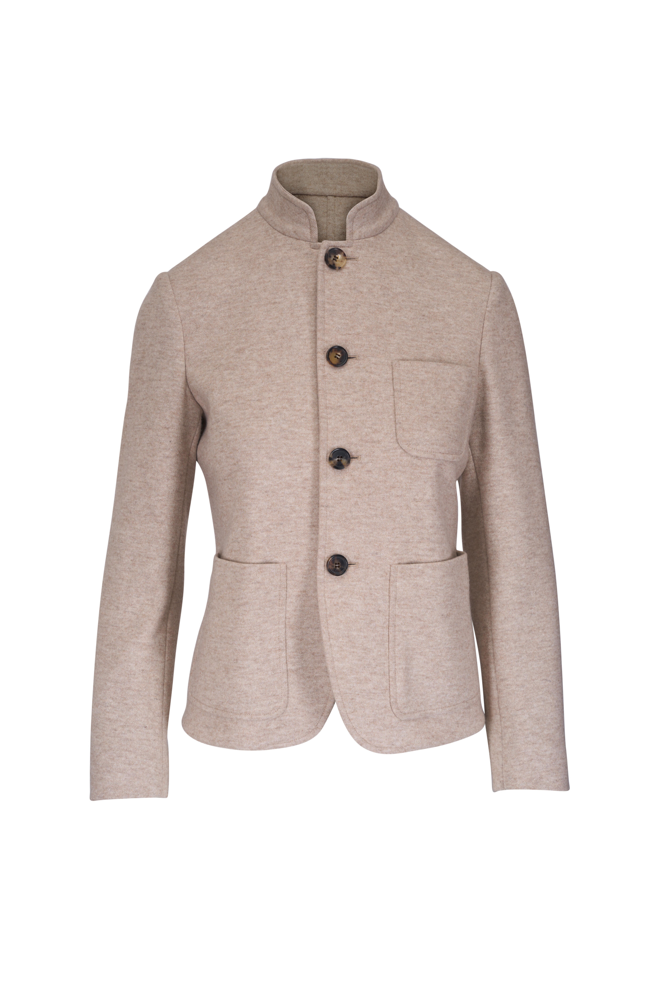 Loro Piana - Mini Spagna Beige Novalis Cashmere Jacket - view 1