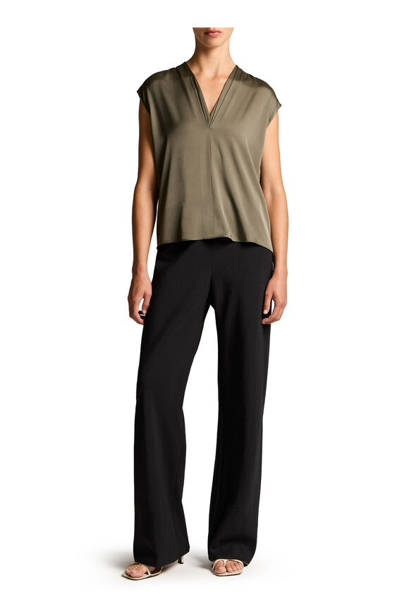 Vince Pine Grove Double V-Neck Top - view 2