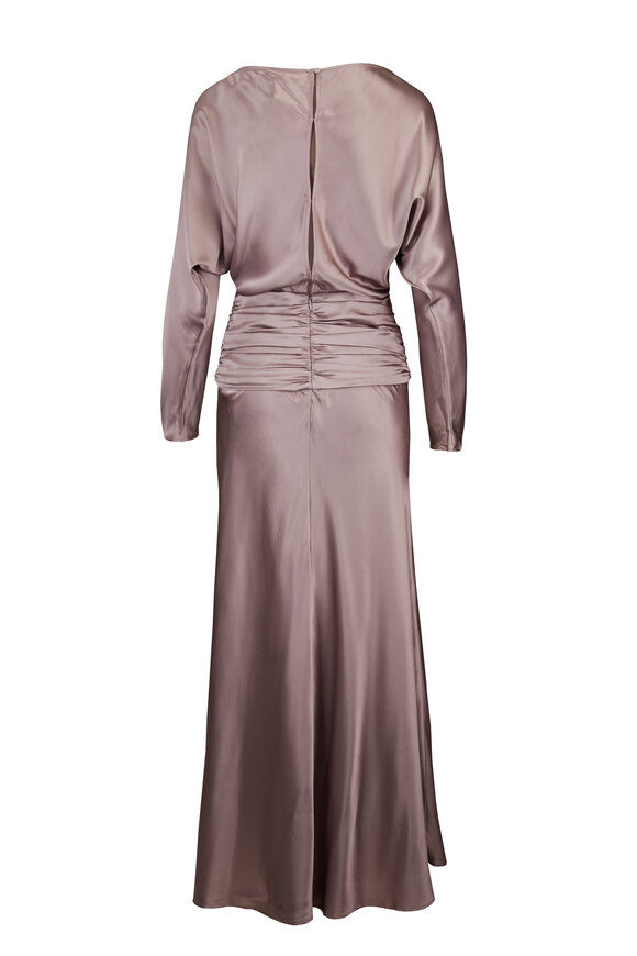 Staud Freda Zinc Silk Gown - view 2
