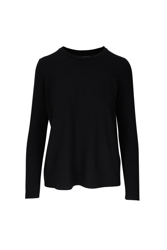 Majestic Black Soft Touch Crewneck Deluxe T-Shirt