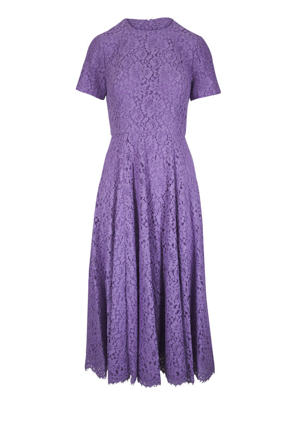 Michael Kors Collection Wisteria Corded Floral Lace Dance Dress - view 1