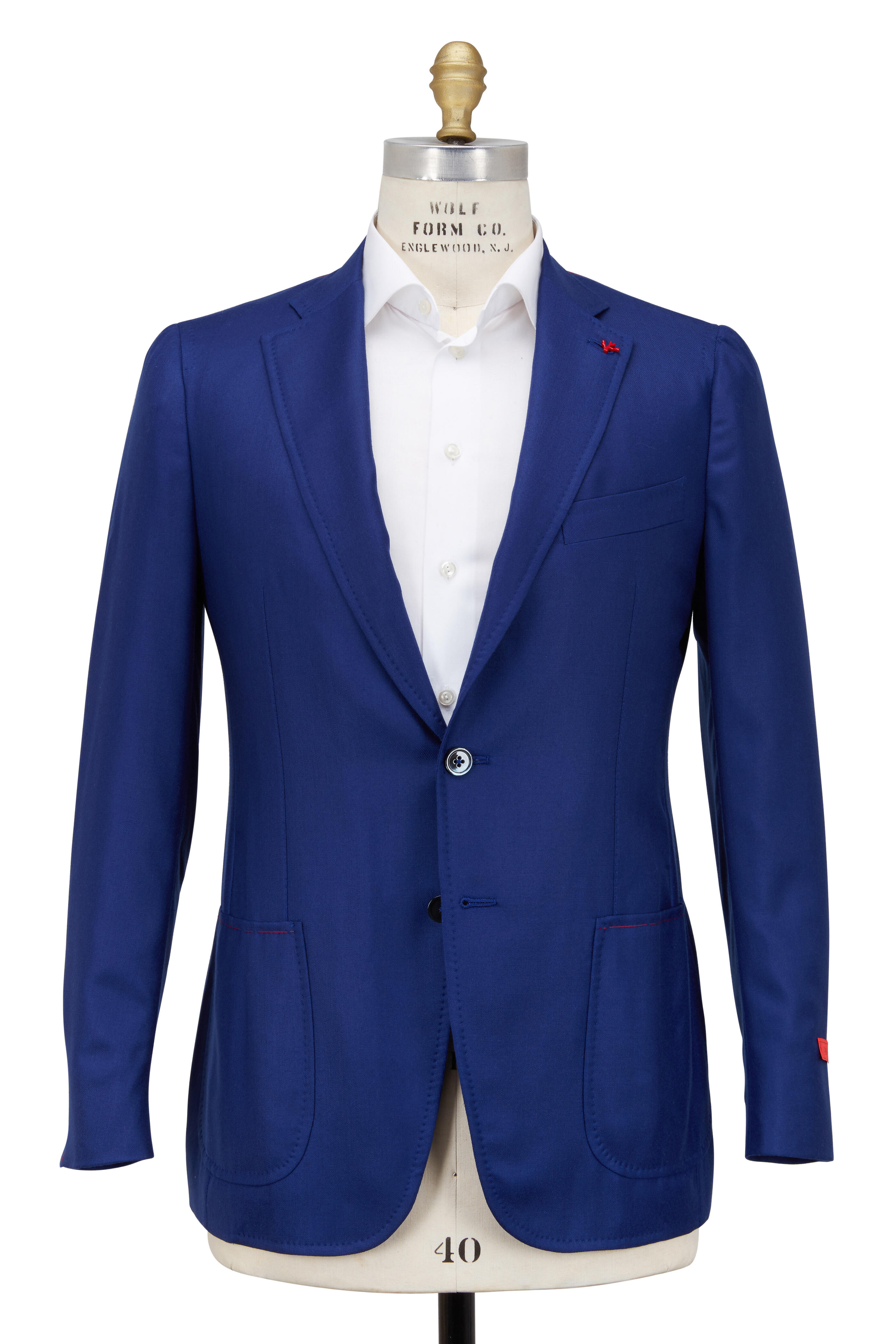 Isaia - Dustin Royal Blue Cashmere & Silk Sportcoat