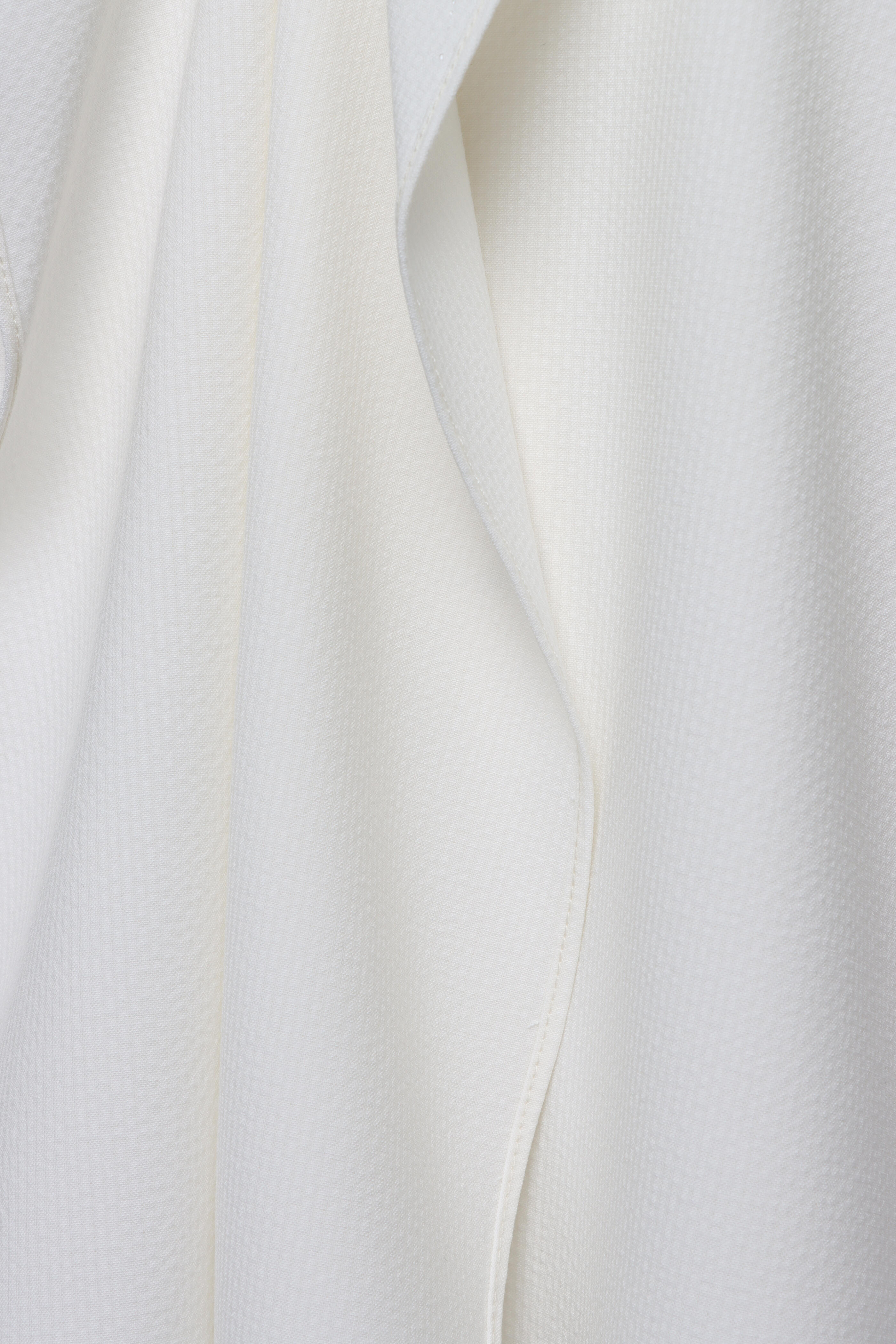 Zero + Maria Cornejo - Fin Gaban White Matte Ridge Shirt