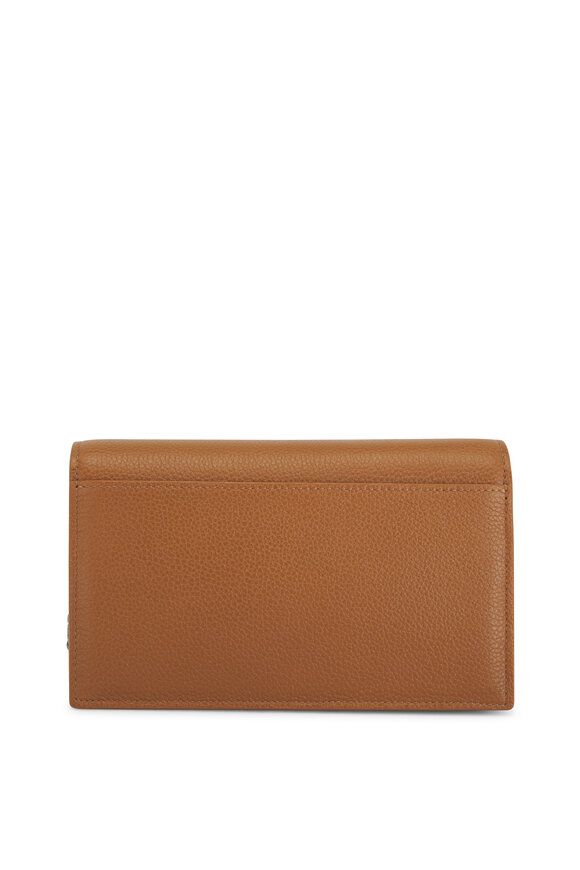 Akris - Anouk Cuoio Leather Envelope Clutch 