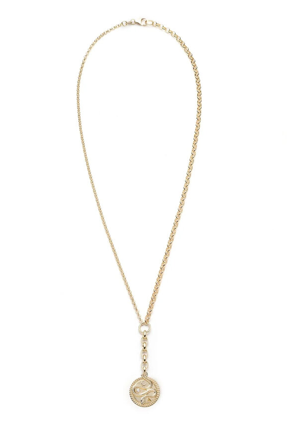 Foundrae - Medium Mixed Belcher Extension Chain Necklace