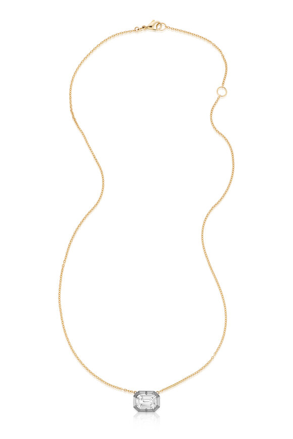 Nam Cho 18k Yellow Gold Diamond Pendant Necklace - view 1