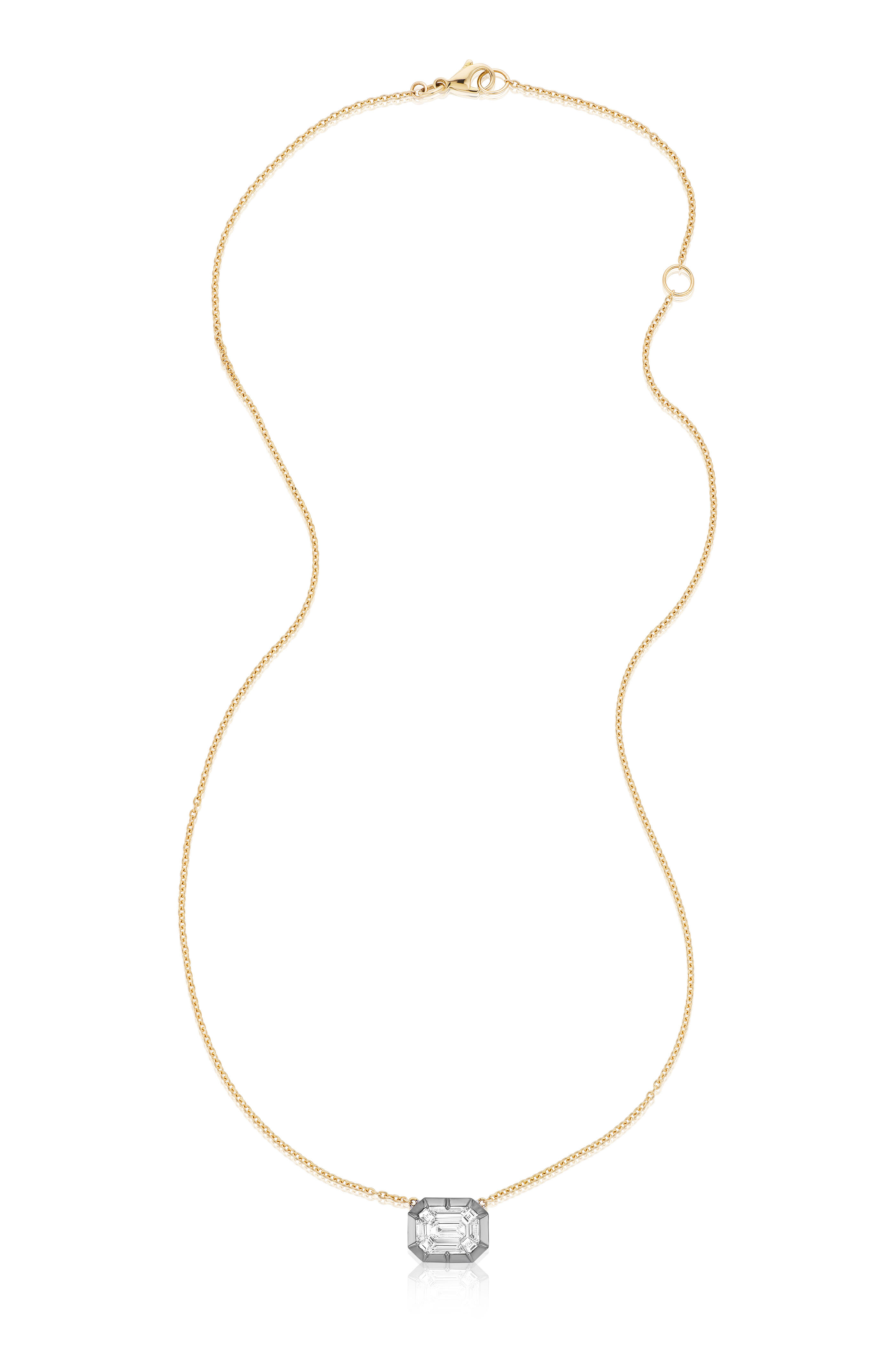 Nam Cho - 18k Yellow Gold Diamond Pendant Necklace - view 1