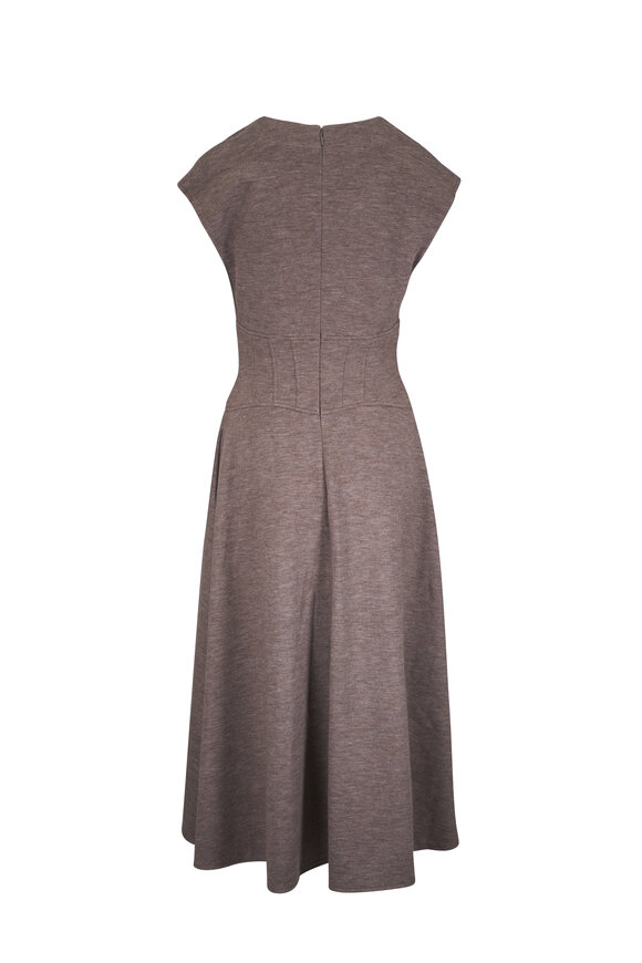 Simkhai Logan Bronze Sleeveless Midi Dress - view 3