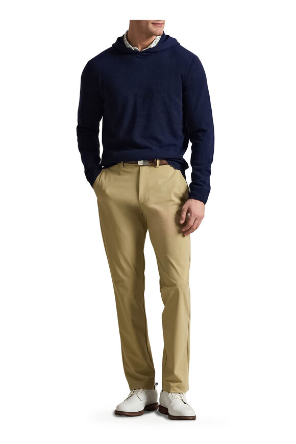 RLX Ralph Lauren Navy Blue Cashmere Hoodie - view 2