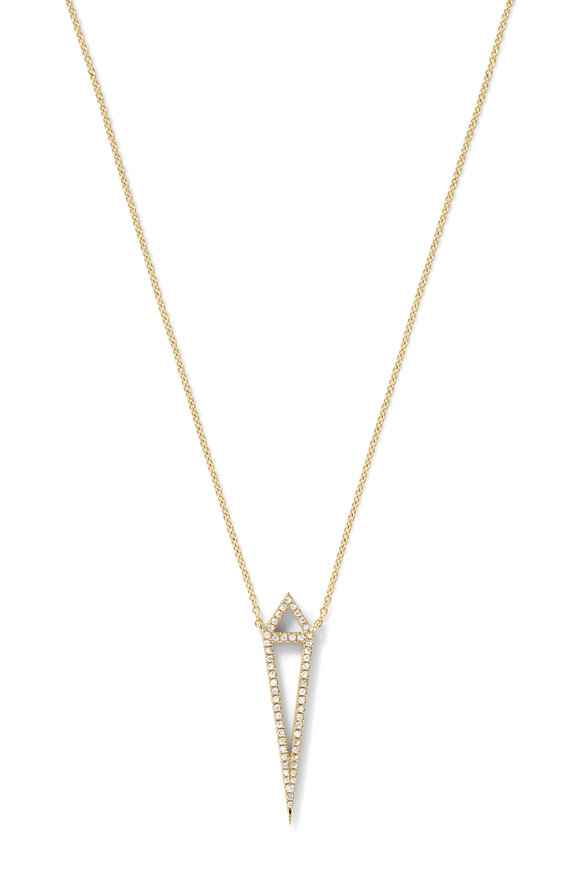 Eva Fehren Diamond Dagger Pendant Necklace