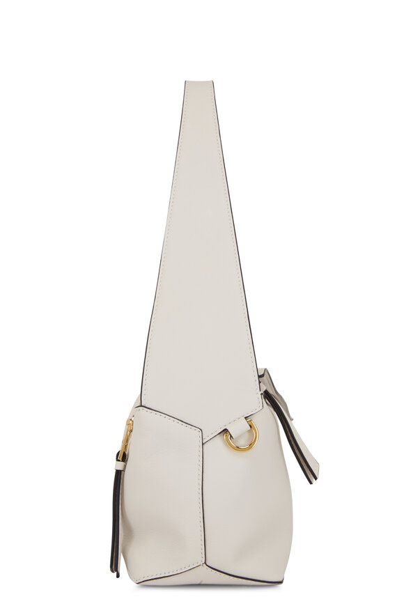 Loewe - Puzzle Soft White Leather Hobo Bag