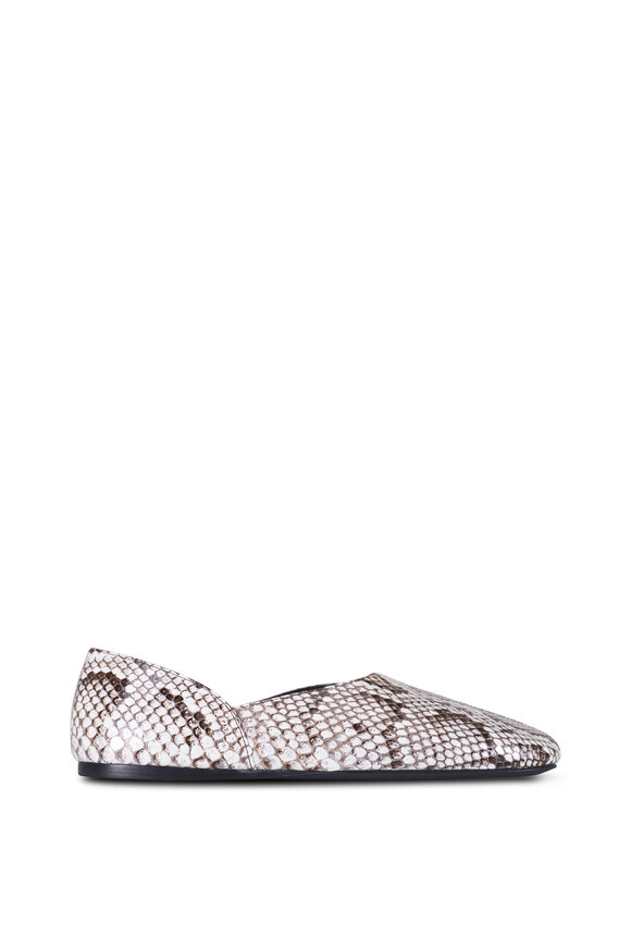 Khaite Jane Exotic Animal Leather Flat - view 4