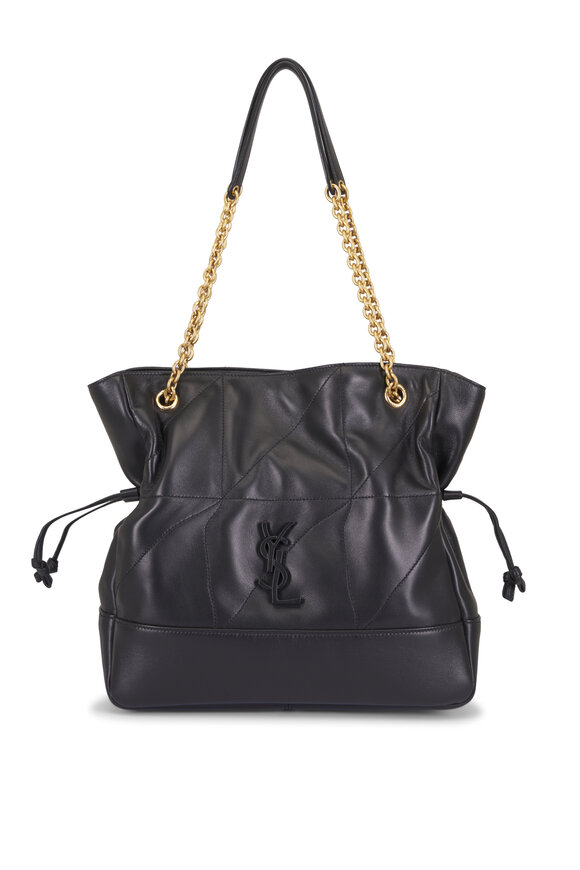 Saint Laurent Small Jamie Black Quilted Leather Shoulder Bag - view 1