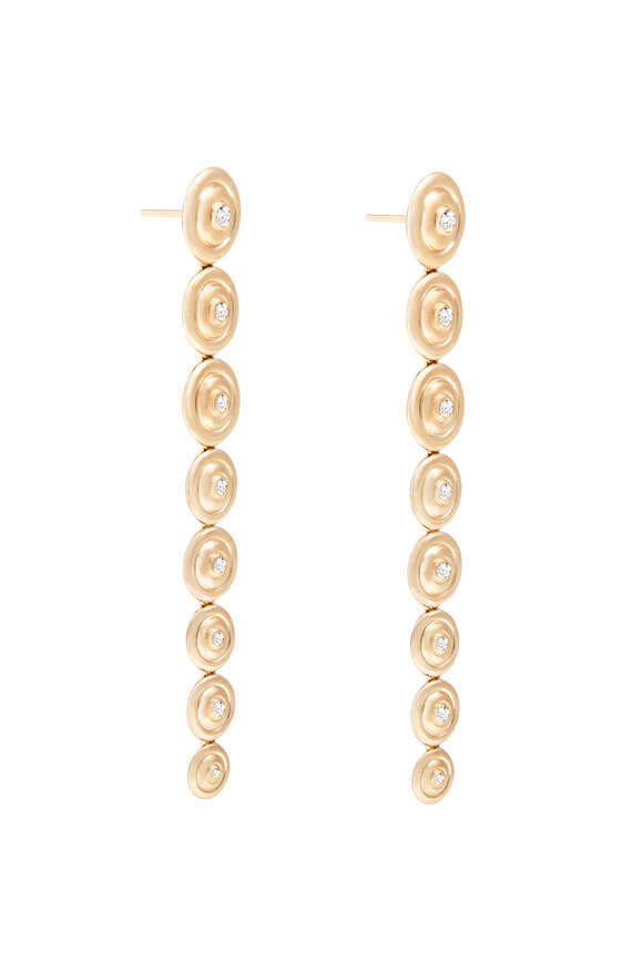 Campbell + Charlotte Evolve Shoulder Duster Diamond Earring - view 2