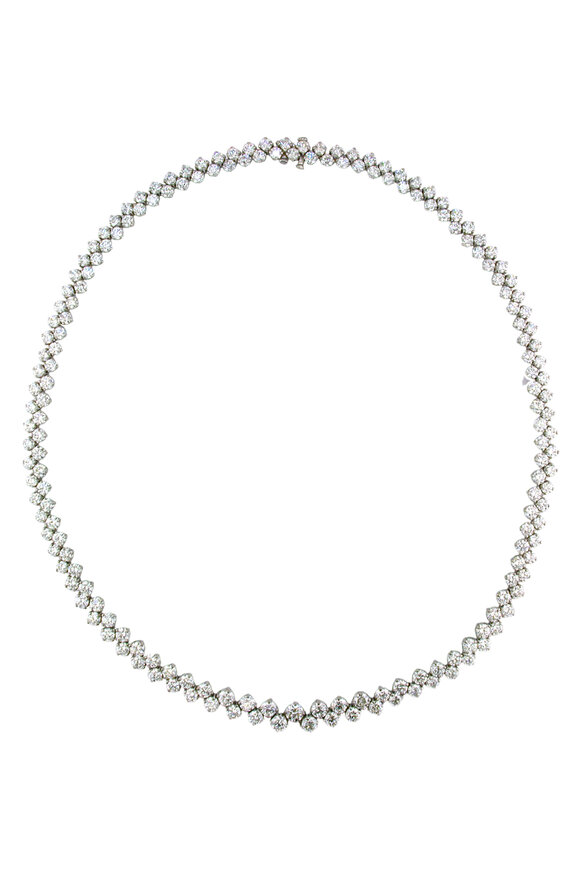 Oscar Heyman Platinum Diamond Necklace - view 1