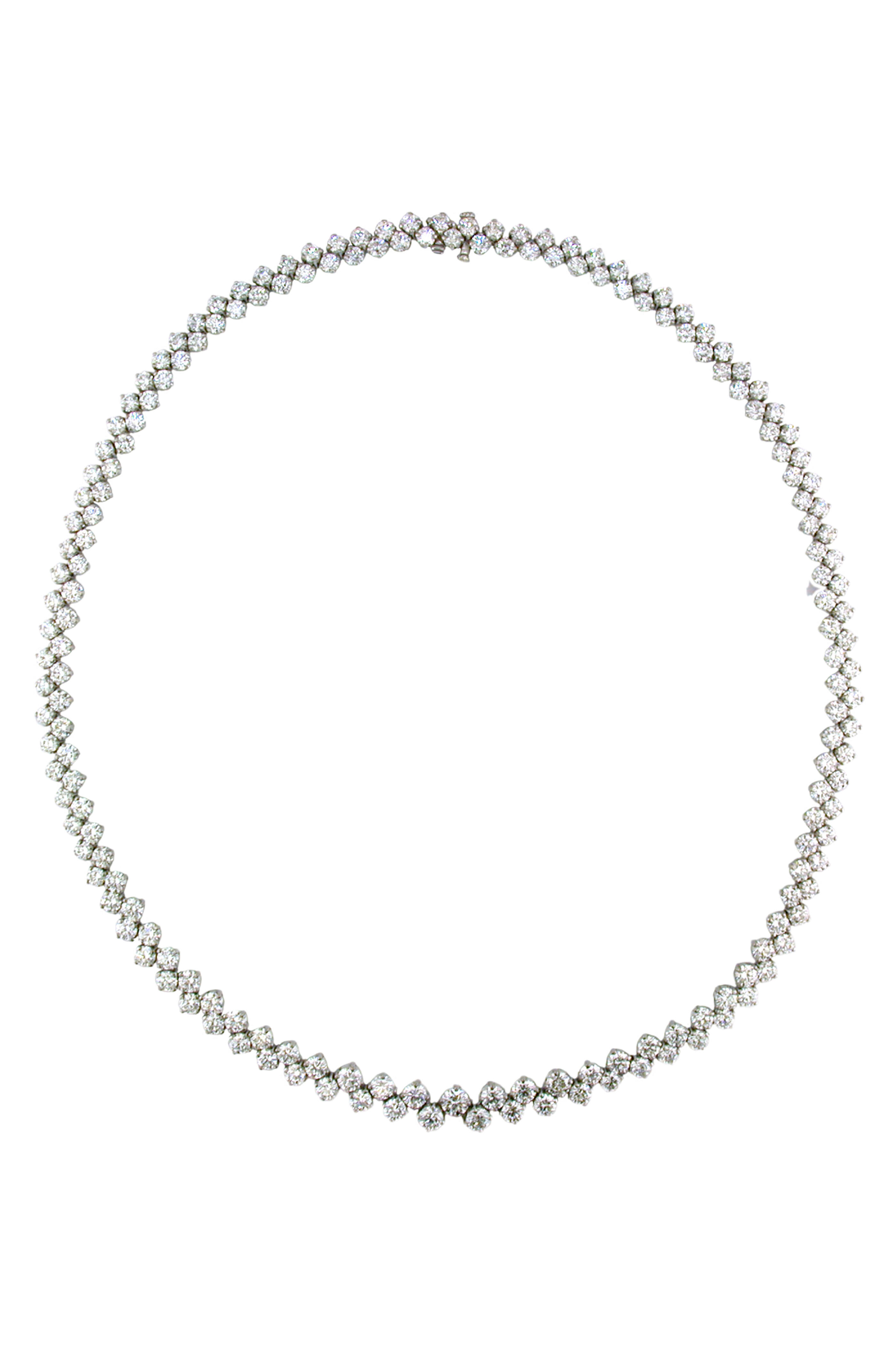 Oscar Heyman - Platinum Diamond Necklace | Mitchell Stores