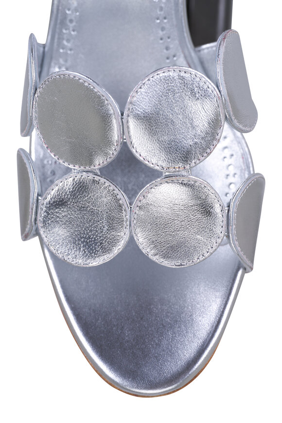 Manolo Blahnik - Haribalmu Silver Sandal, 50mm