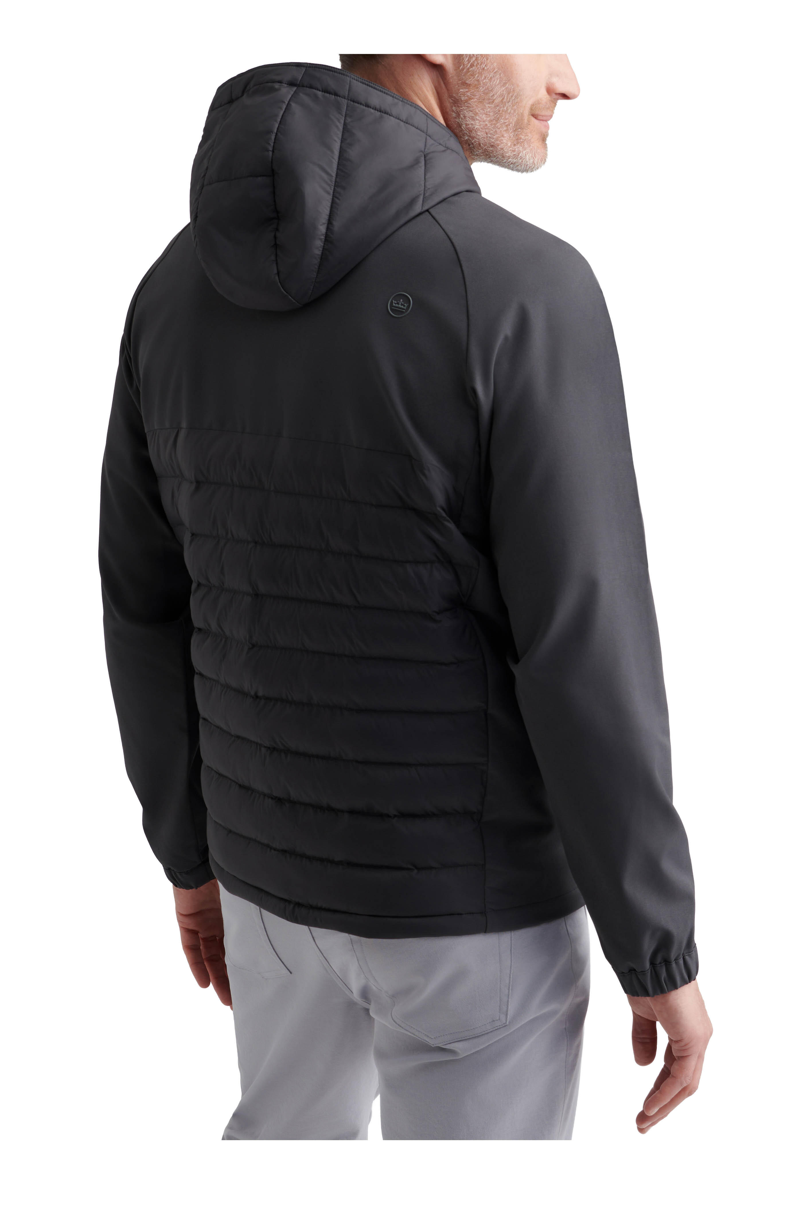 Peter Millar - Apex Hybrid Carbon Black Hoodie