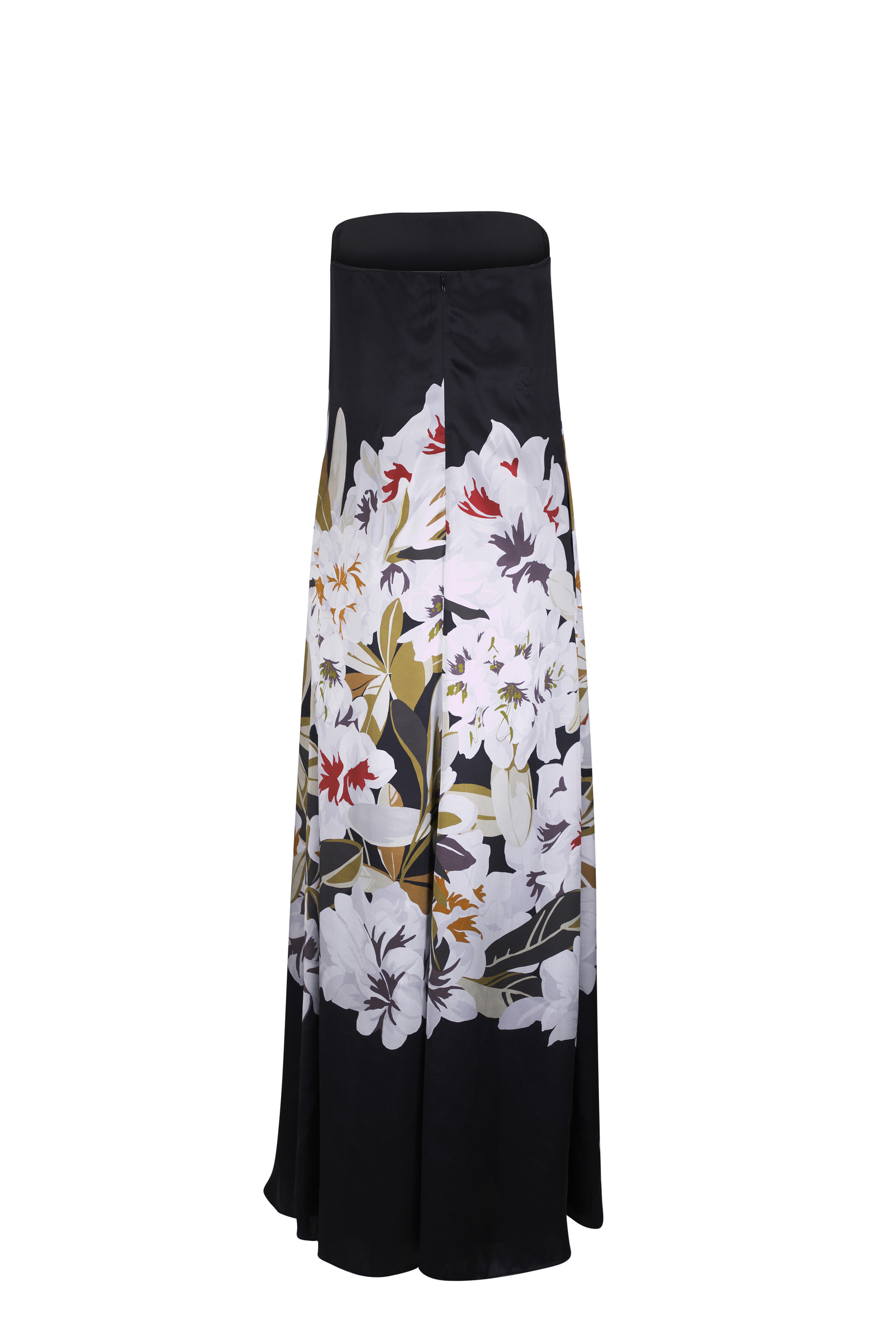 Adam Lippes - Marais Black & White Floral Print Silk Dress