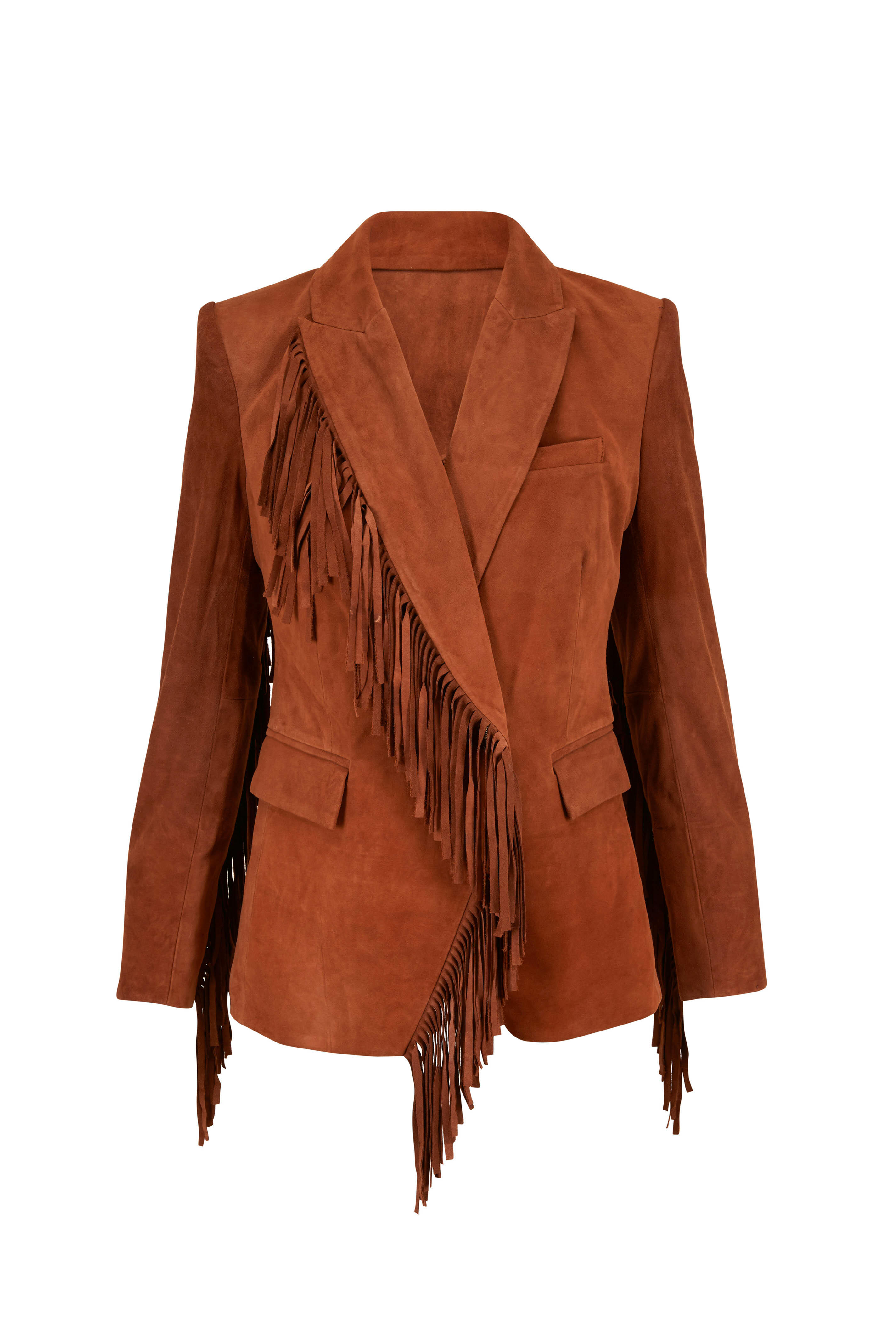 Veronica Beard - Pali Acorn Suede Dickey Jacket