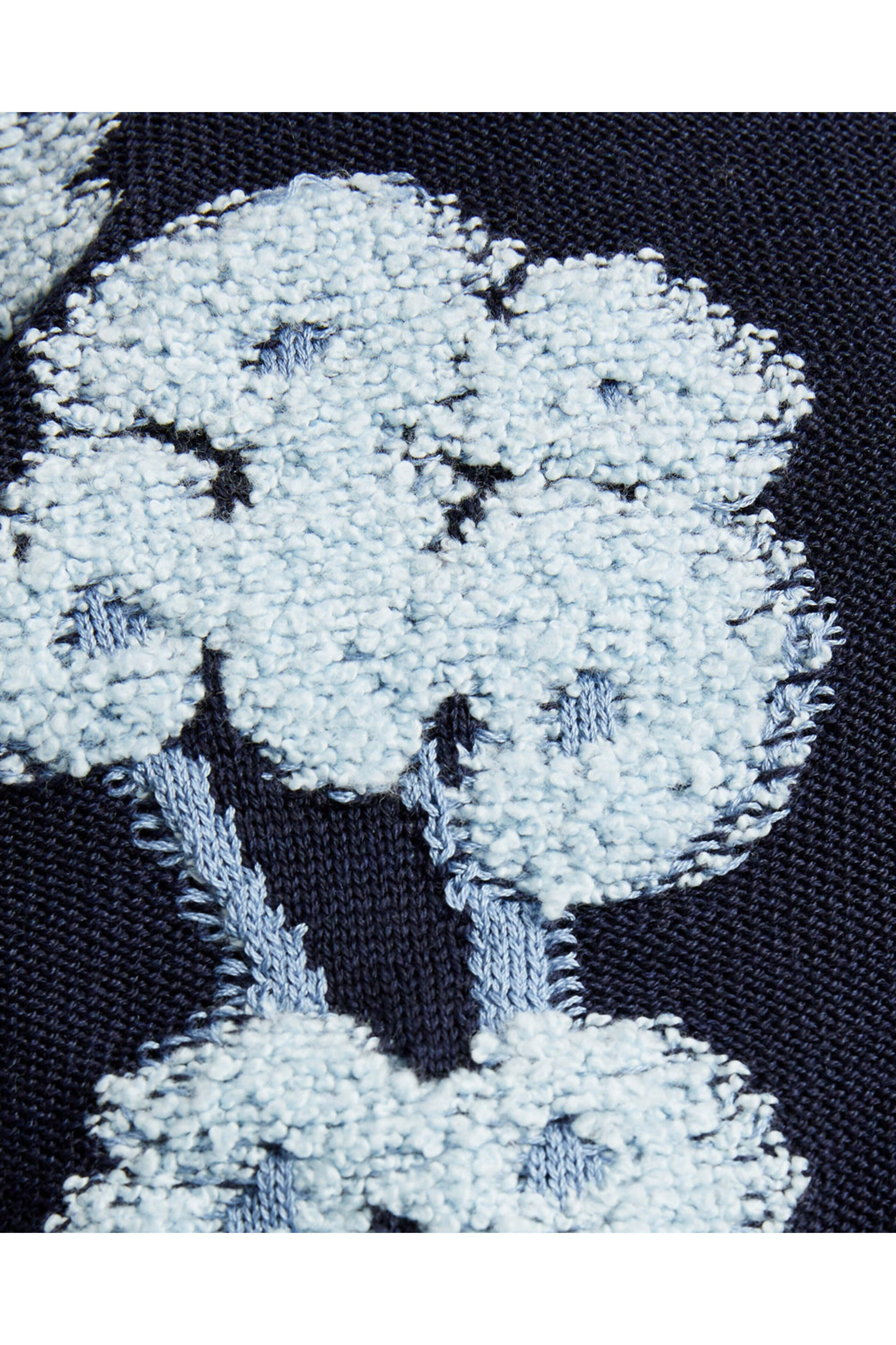 Erdem - Bright Indigo Cropped Sweater