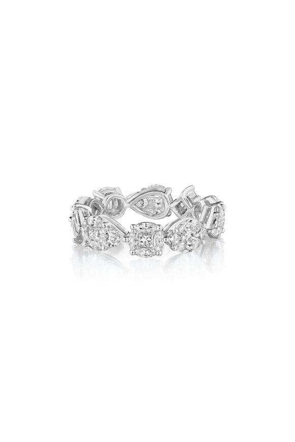 Nam Cho Invisible Diamond Eternity Band