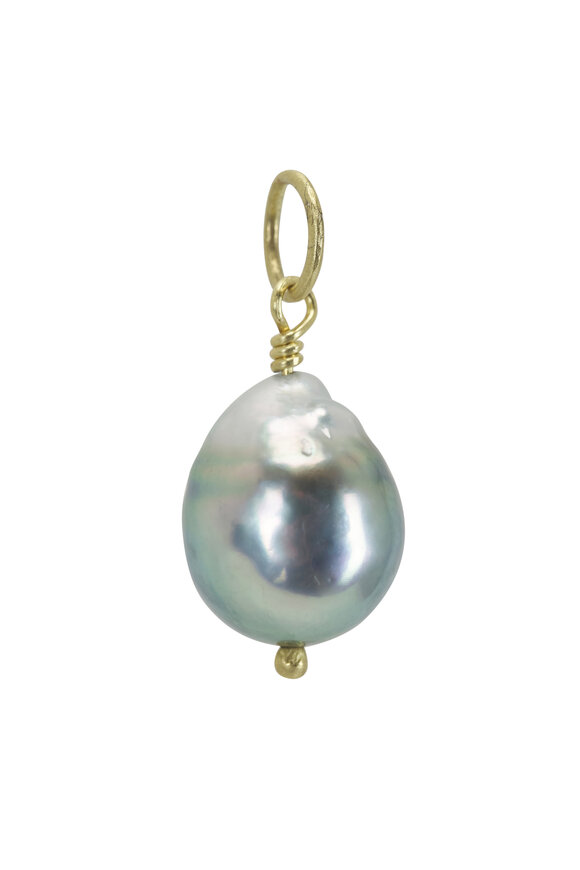 Mindy Fox Baroque Pearl Pendant