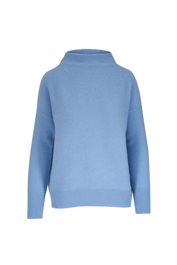 Vince Amalfi Plush Cashmere Funnel Neck Sweater