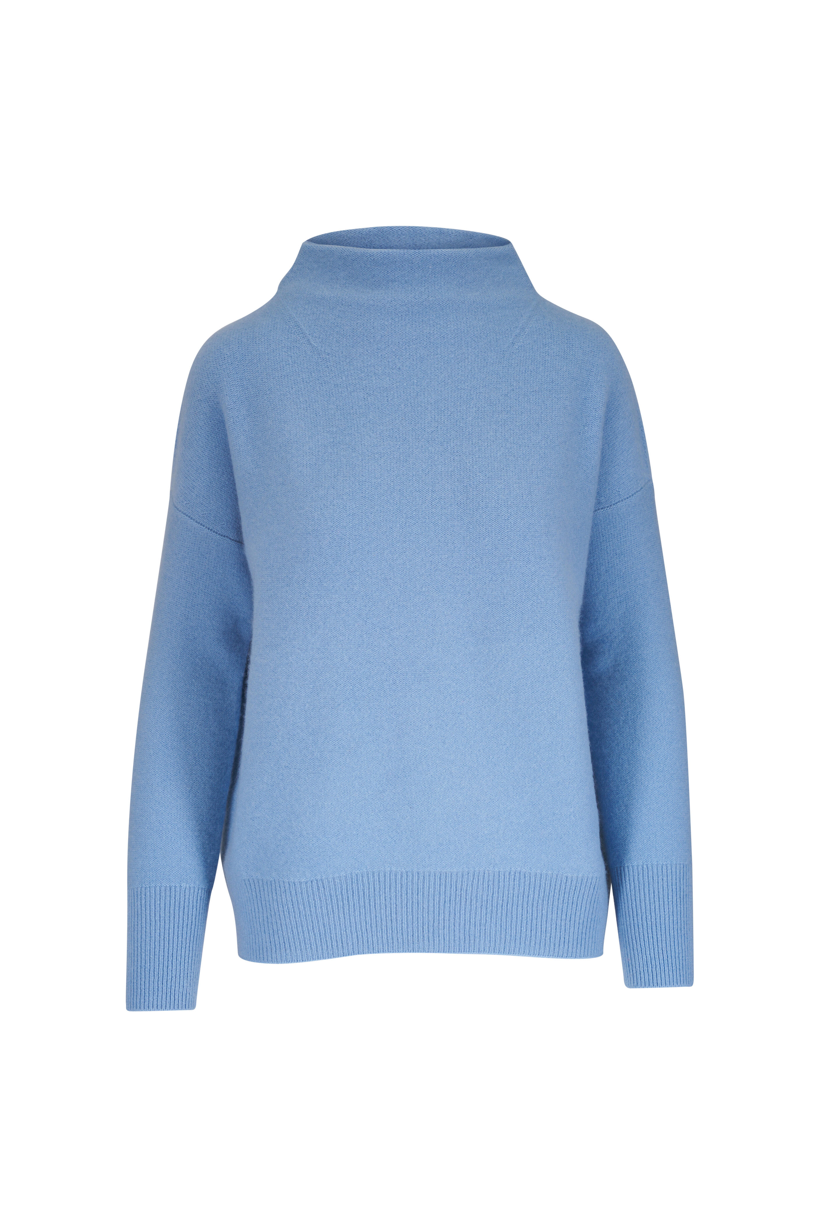 Vince - Amalfi Plush Cashmere Funnel Neck Sweater