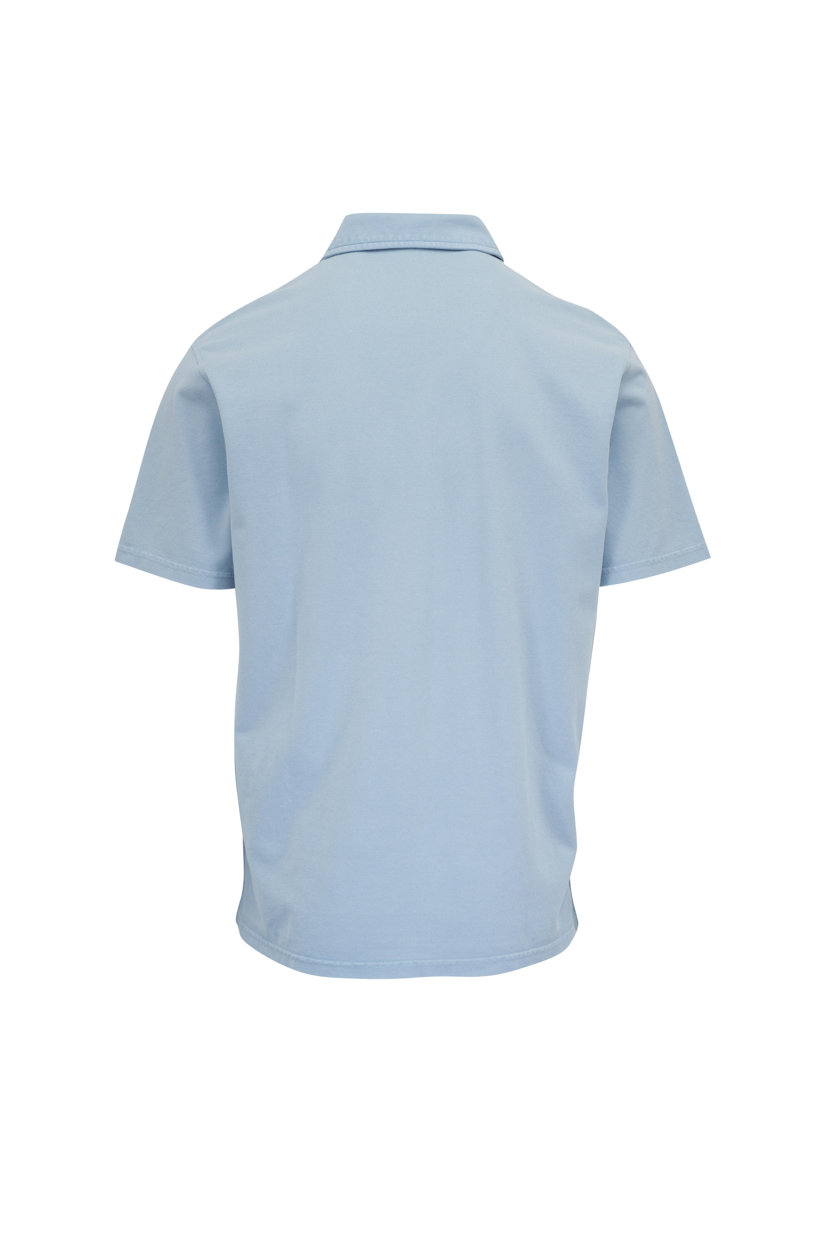 Peter Millar - Everyday Cottage Blue Cotton Piqué Polo - view 3