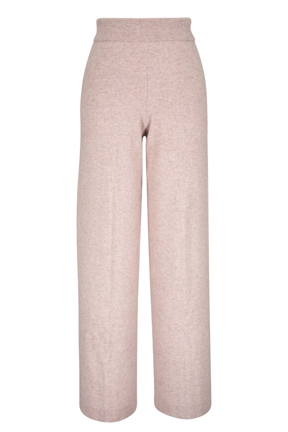 Veronica Beard Jenkins Oatmeal Merino Wool & Cashmere Pant