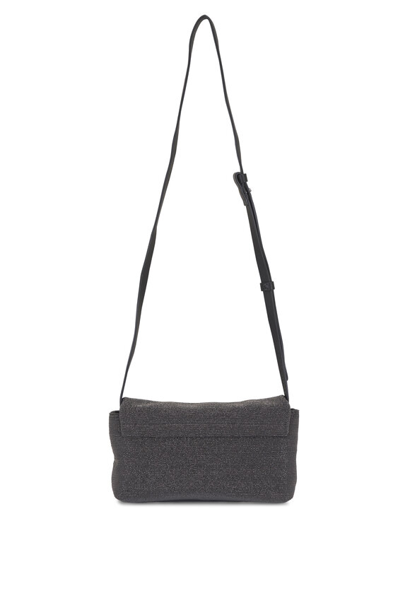Brunello Cucinelli Black Monili Shoulder Crossbody Bag - view 5
