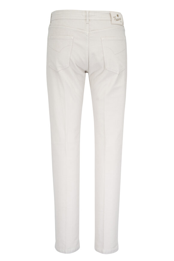 Marco Pescarolo Nerano Beige Cotton & Silk Five Pocket Pant - view 6