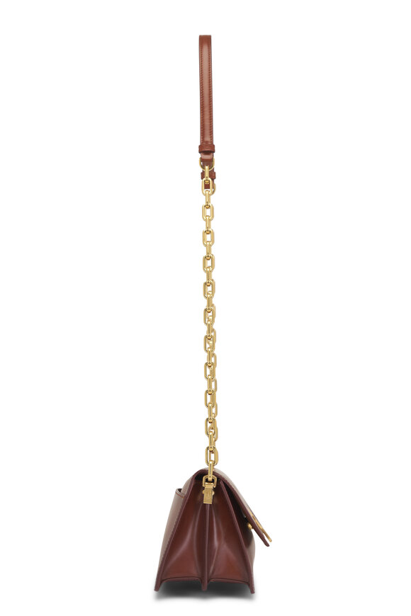 Christian Louboutin Bettina Calf Leather Chain Clutch - view 4