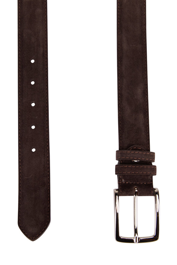 Bontoni Africana Dark Gray Suede Belt - view 2