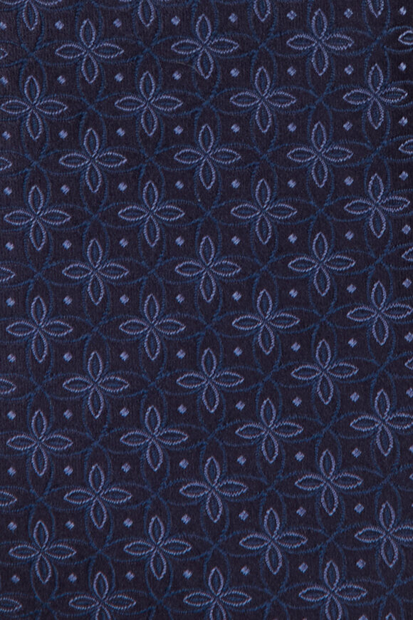 Brunello Cucinelli Blue Floral Jacquard Silk Necktie - view 2