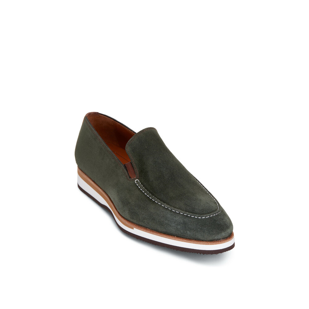 Bontoni Passeggio Military Suede Venetian Loafer Slip On Shoes Men’s 10 NWOT Bontoni - Passeggio Military Suede Loafer | Mitchell Stores main image 2
