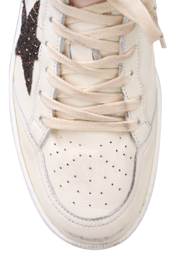 Golden Goose - Ballstar Sabot Optic White Leather Sneaker