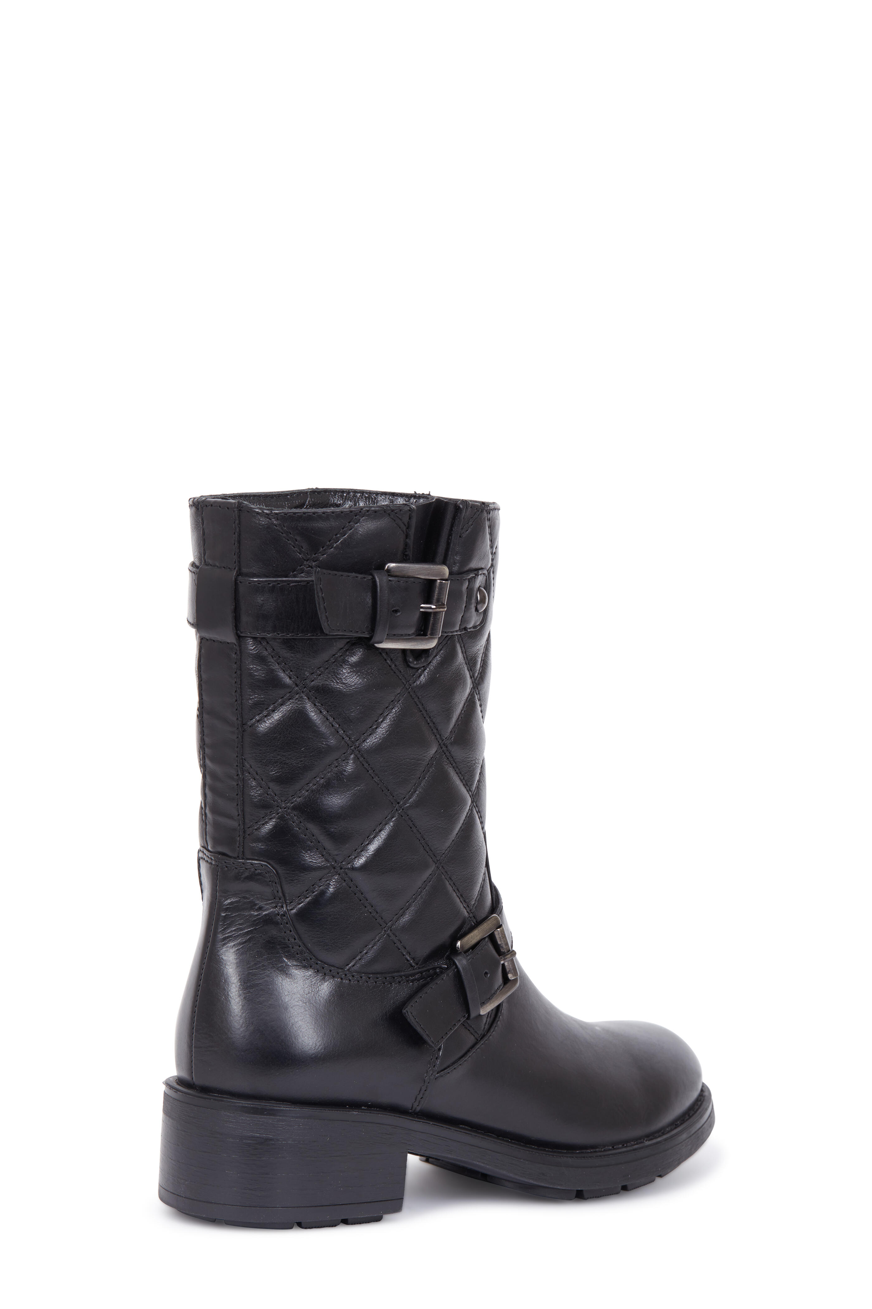 Aquatalia Sherry Black Short Boot 40mm Mitchell Stores