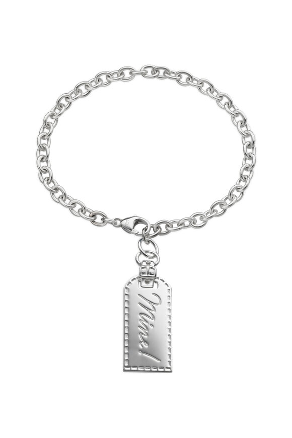 Monica Rich Kosann - Sterling Silver "Mine" Charm Bracelet