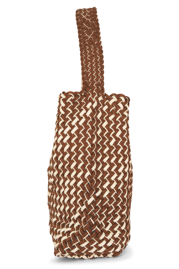 Naghedi Medium Nomad Carmel Double Weave Hobo - view 5
