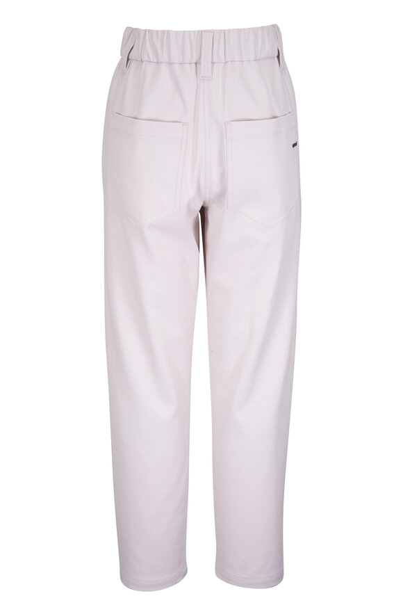 パンツ Brunello Cucinelli Light Cotton Poplin Pants With Monile Brunello Cucinelli - Sand Lightweight Cotton Poplin Pant