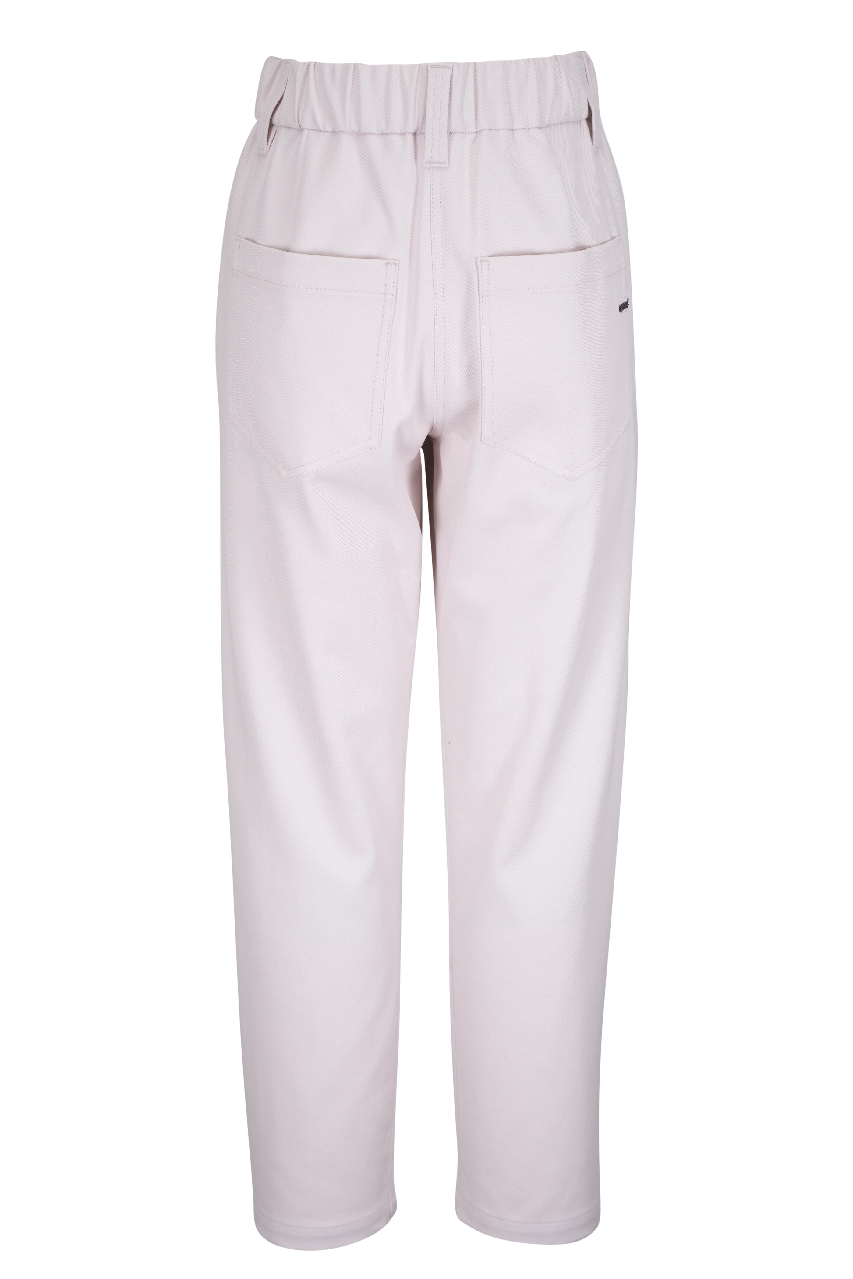 Brunello Cucinelli - Oat Cotton Pull-On Pant | Mitchell Stores