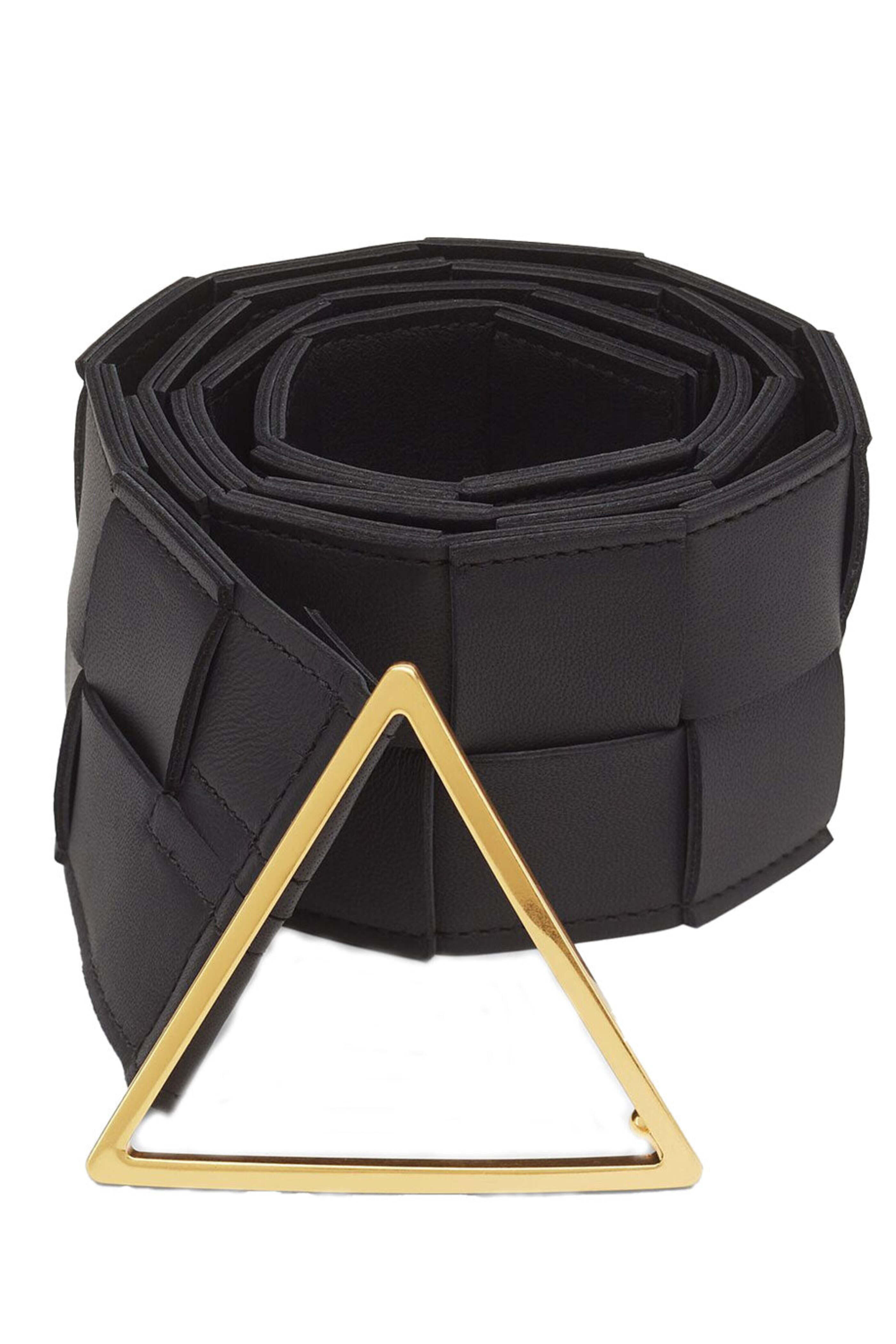 Bottega Veneta - Black Cintura Itreccio Nappa Belt